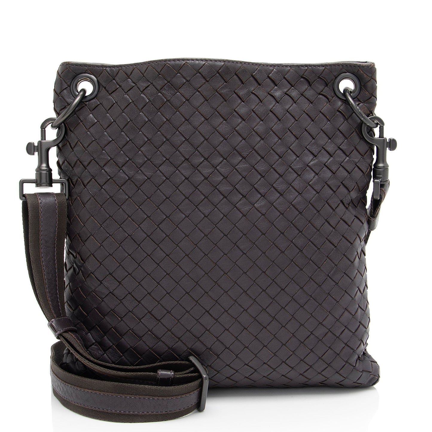 Luxury Bottega Veneta Intrecciato Nappa VN Messenger (SHF-hB4xyD)