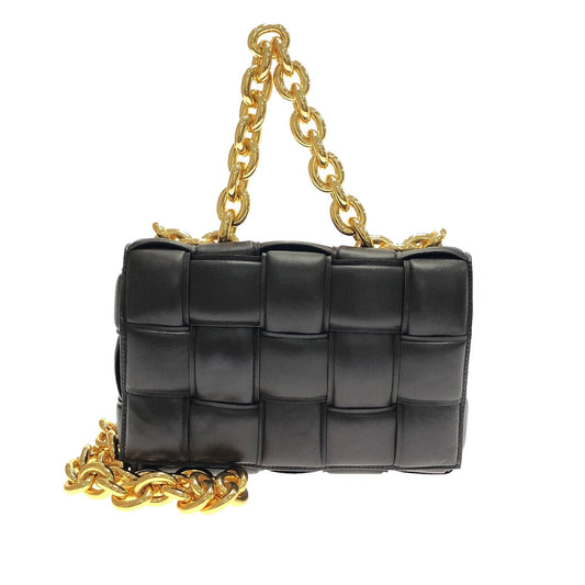 Luxury Bottega Veneta Intrecciato Padded Chain Cassette (SHG-VC5iAJ)