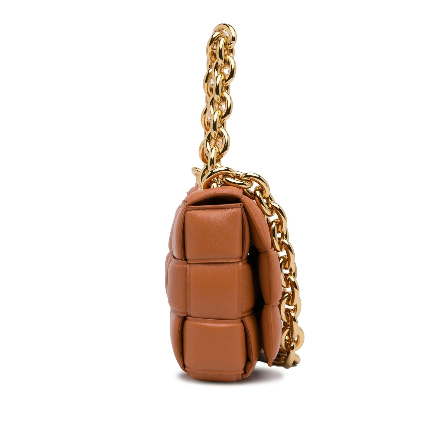 Luxury Bottega Veneta Intrecciato Padded Chain Cassette (SHG-vEzm0m)