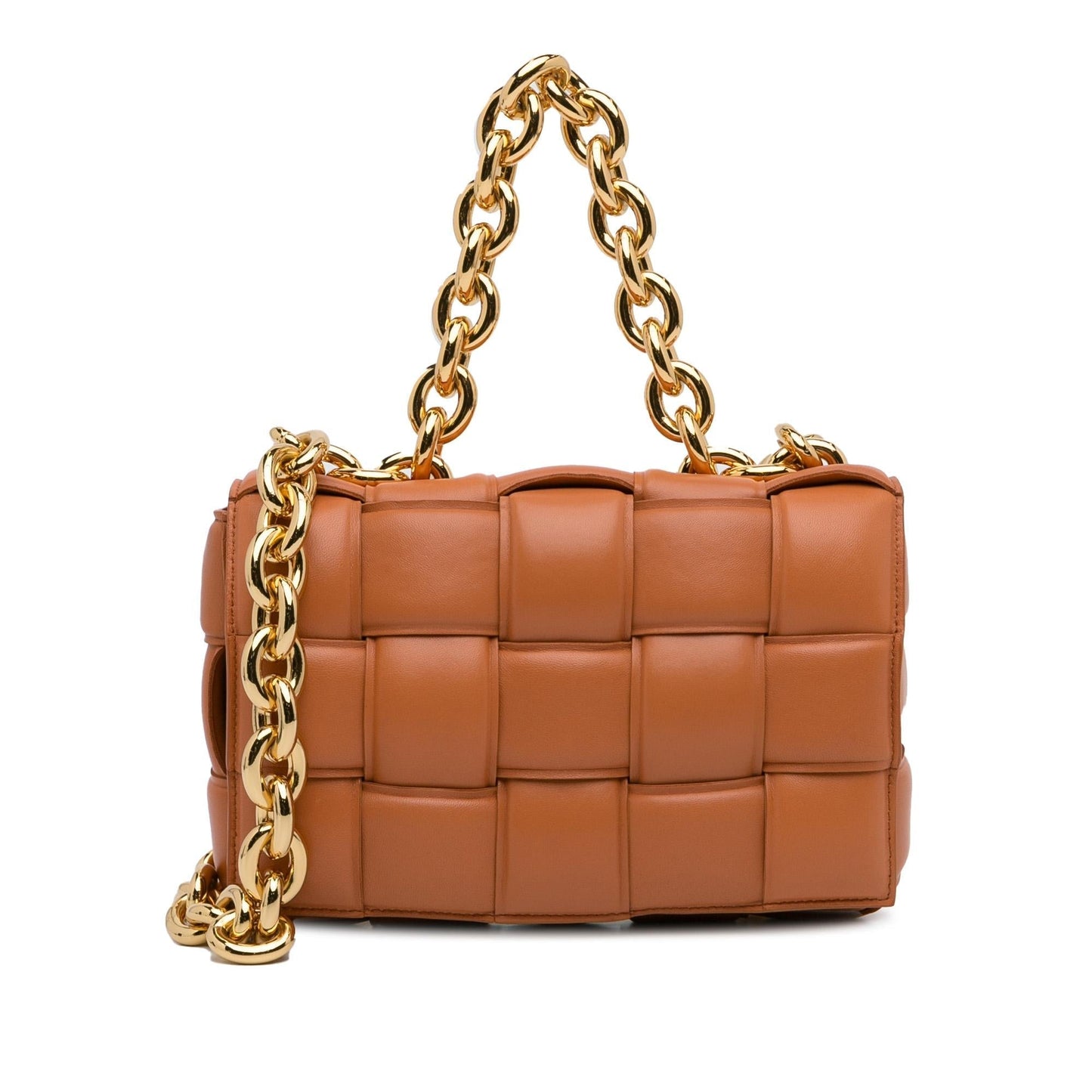 Luxury Bottega Veneta Intrecciato Padded Chain Cassette (SHG-vEzm0m)