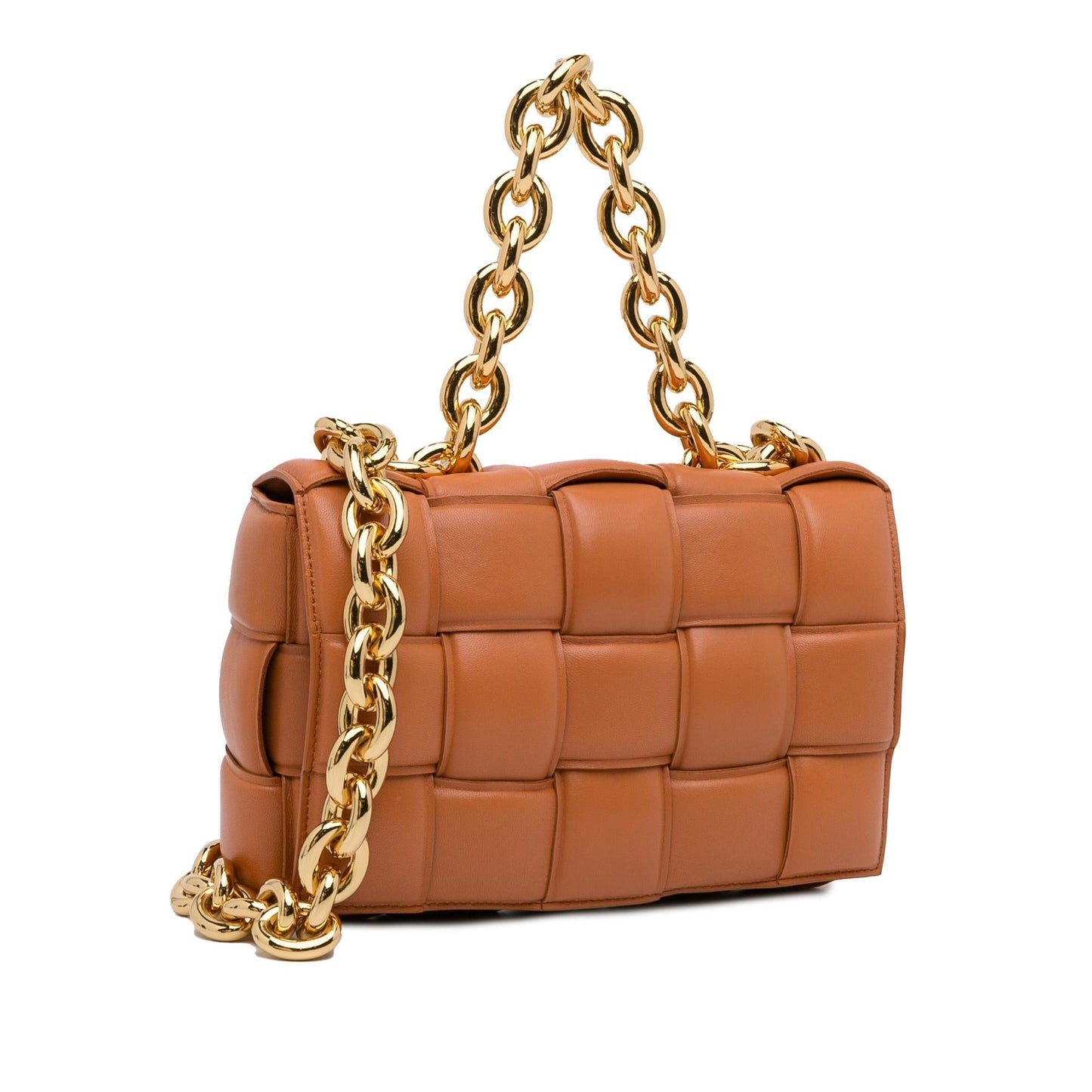 Luxury Bottega Veneta Intrecciato Padded Chain Cassette (SHG-vEzm0m)