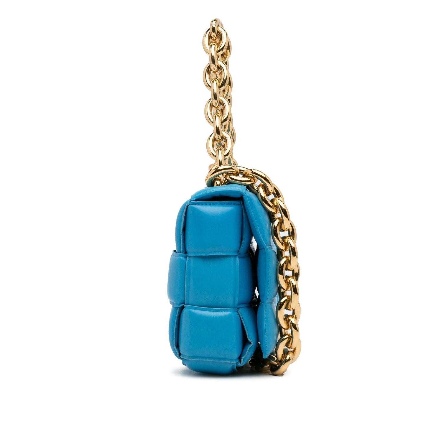 Luxury Bottega Veneta Intrecciato Padded Chain Cassette (SHG-wgXELF)