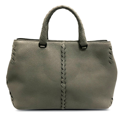 Luxury Bottega Veneta Intrecciato Trimmed Cervo Handbag (SHG-3legY7)