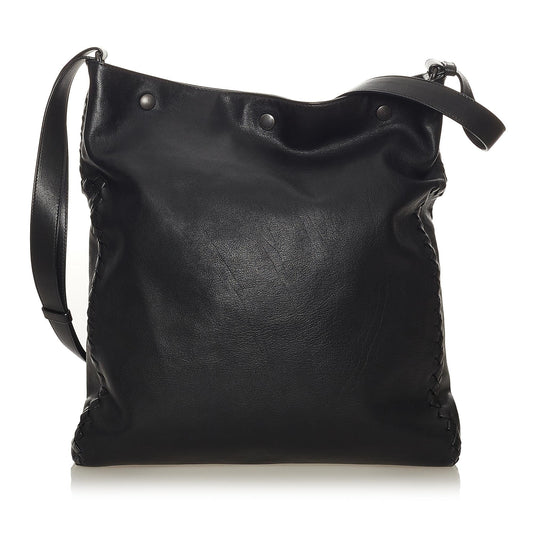 Luxury Bottega Veneta Leather Crossbody Bag (SHG-27960)