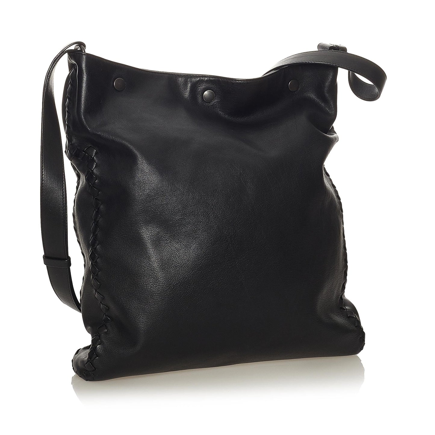 Luxury Bottega Veneta Leather Crossbody Bag (SHG-33988)