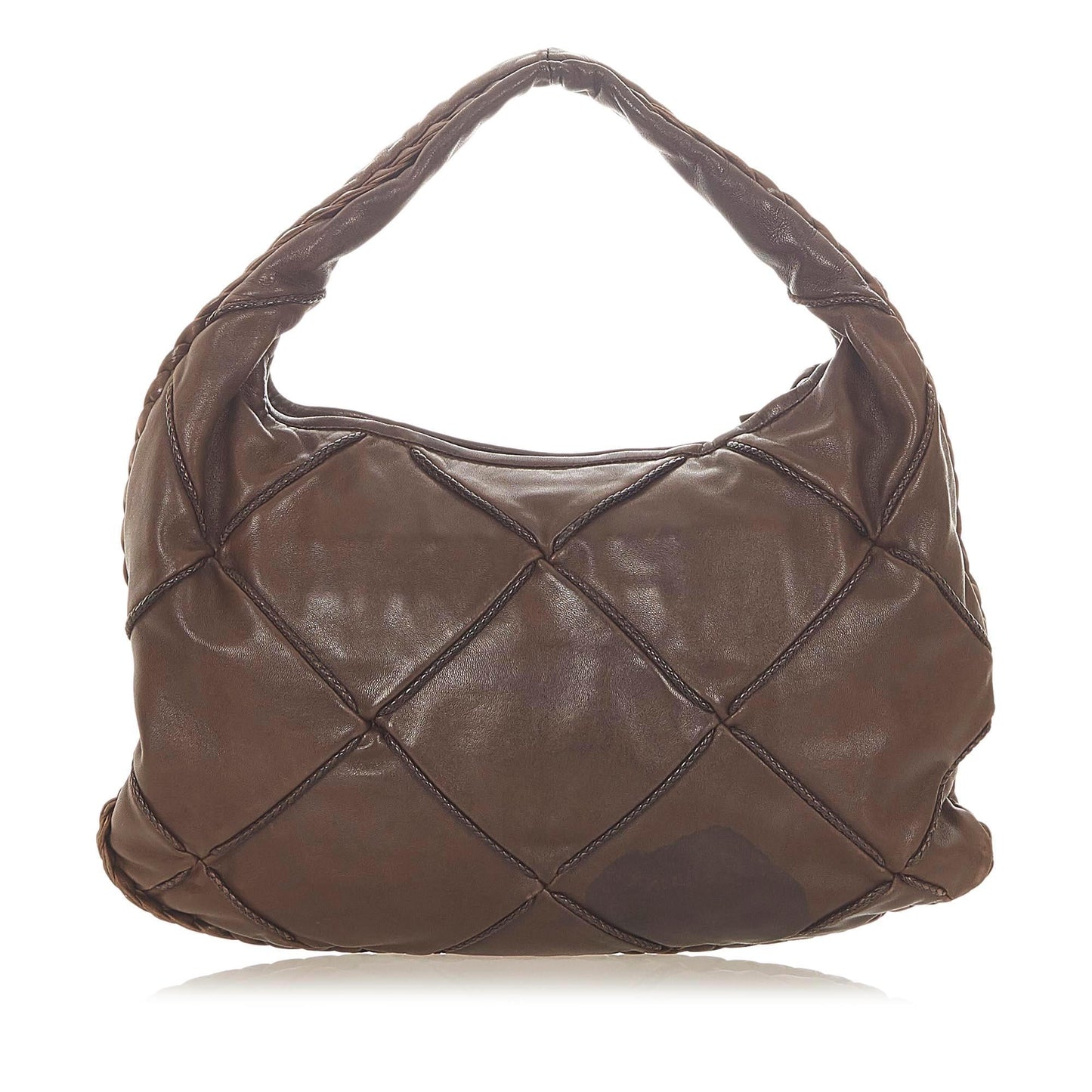 Luxury Bottega Veneta Leather Hobo Bag (SHG-20086)