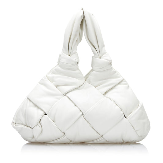 Luxury Bottega Veneta Maxi Intrecciato Padded Lock Tote (SHG-gYS5Vd)