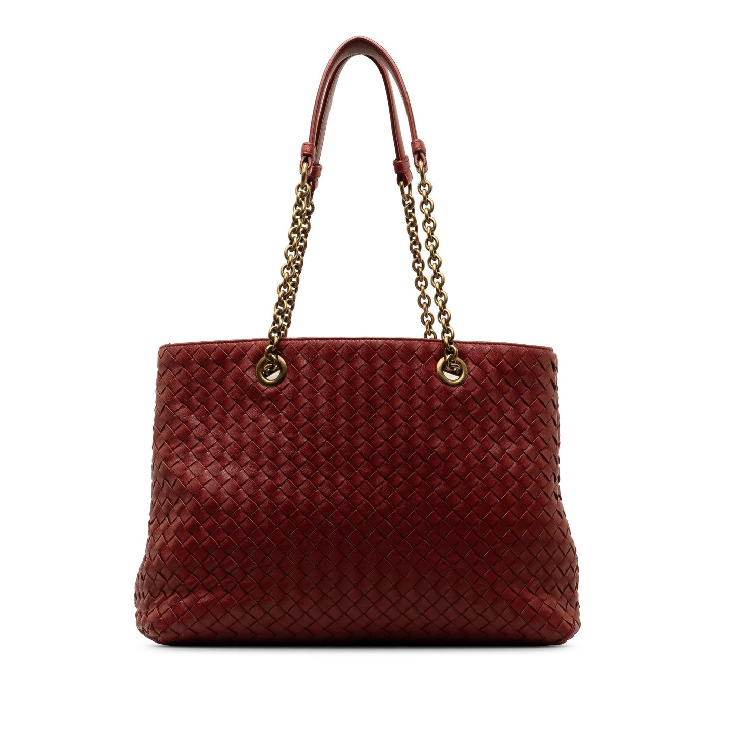 Luxury Bottega Veneta Medium Intrecciato Double Chain Tote (SHG-TiOjmt)