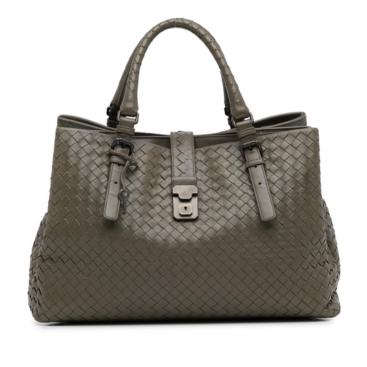 Luxury Bottega Veneta Medium Intrecciato Nappa Roma (SHG-7UV43M)