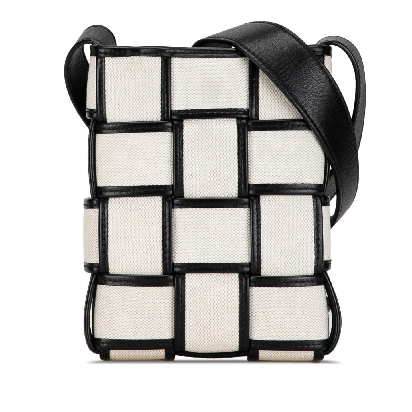 Luxury Bottega Veneta Mini Canvas Cassette Crossbody Bag (SHG-zTD2QT)