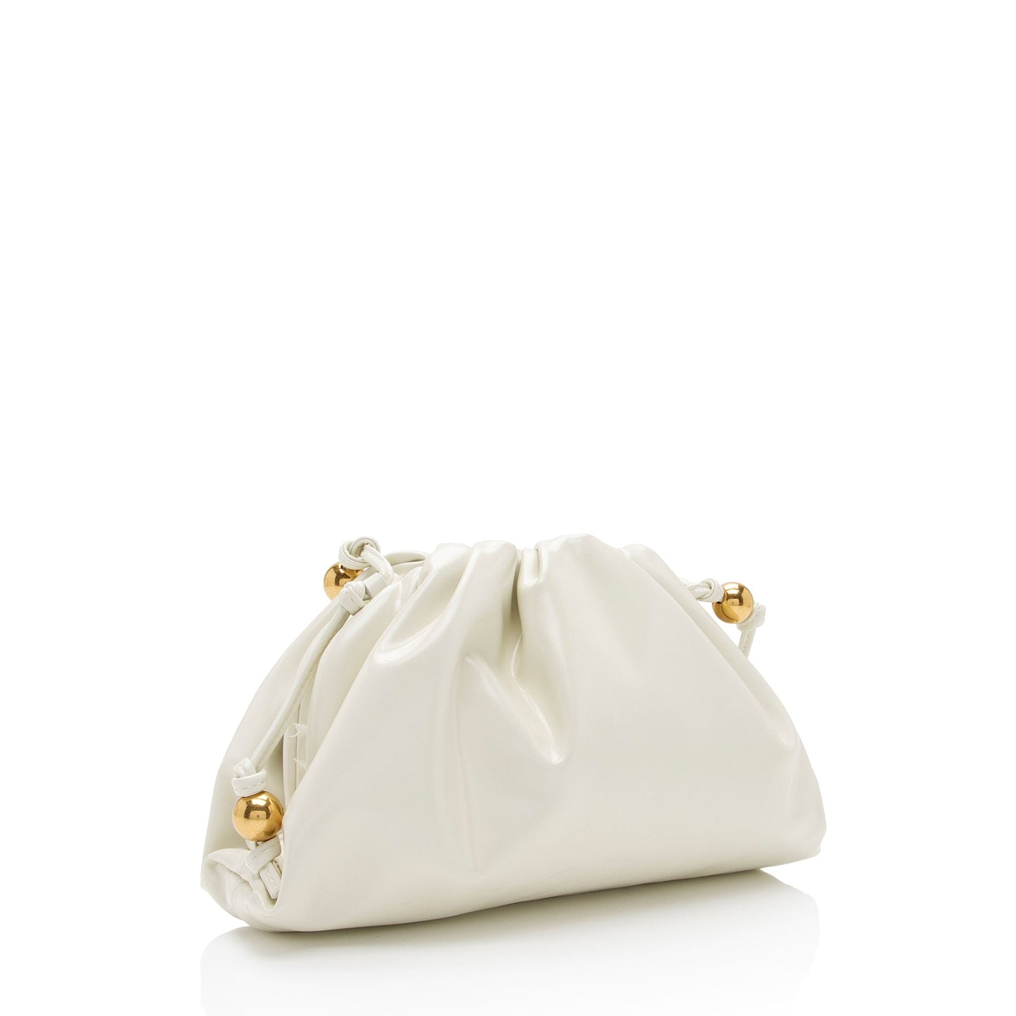 Luxury Bottega Veneta Patent Calfskin Mini Pouch (SHF-VdaaY4)
