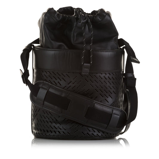 Luxury Bottega Veneta Perforated Leather Messenger Bag (SHG-Zcy5dP)