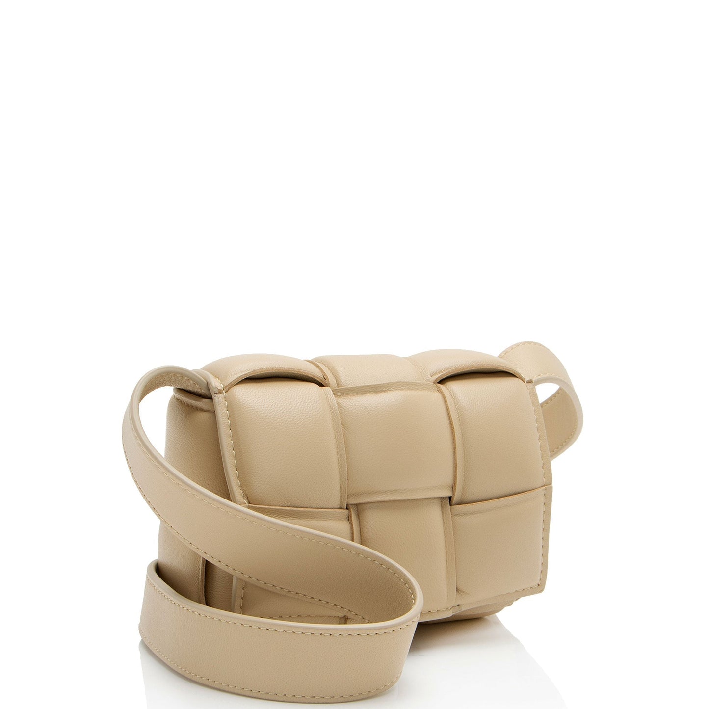 Luxury Bottega Veneta Puffed Leather Extra Mini Cassette Crossbody (SHF-18sNYD)