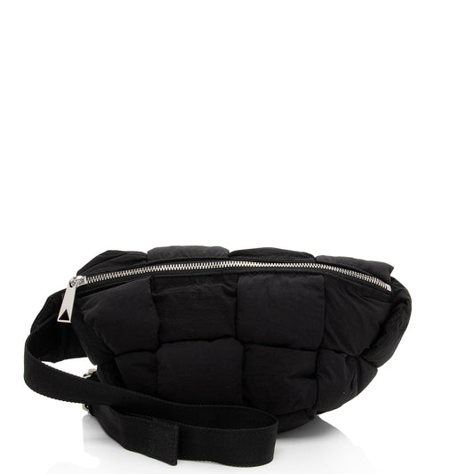 Luxury Bottega Veneta Puffed Nylon Tech Cassette Belt Bag (SHF-soDCyH)