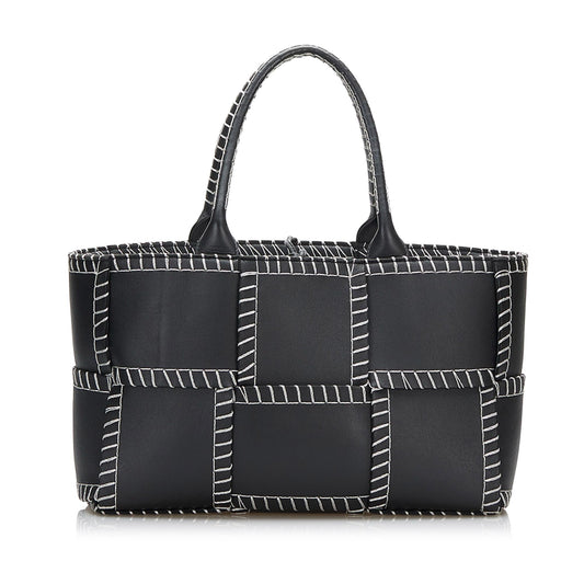 Luxury Bottega Veneta Small Intrecciato Topstitch Arco (SHG-6kjKTp)