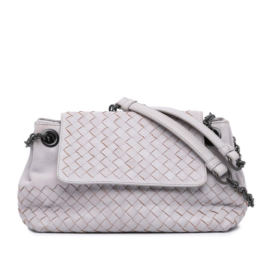 Luxury Bottega Veneta Small Madras Goatskin Intrecciato Shoulder Bag (SHG-9OJ0D7)