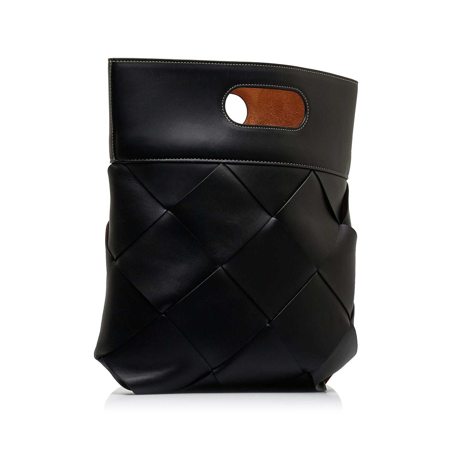 Luxury Bottega Veneta Small Maxi Intrecciato Slip Handbag (SHG-kx1s3U)