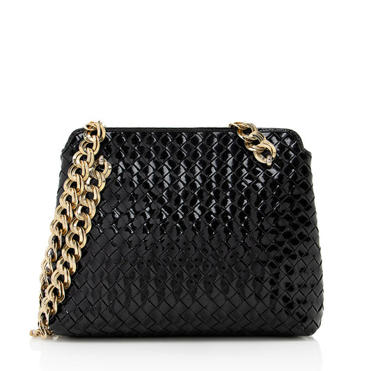 Luxury Bottega Veneta Intercciato Nappa Chain Shoulder Bag (SHF-18301)