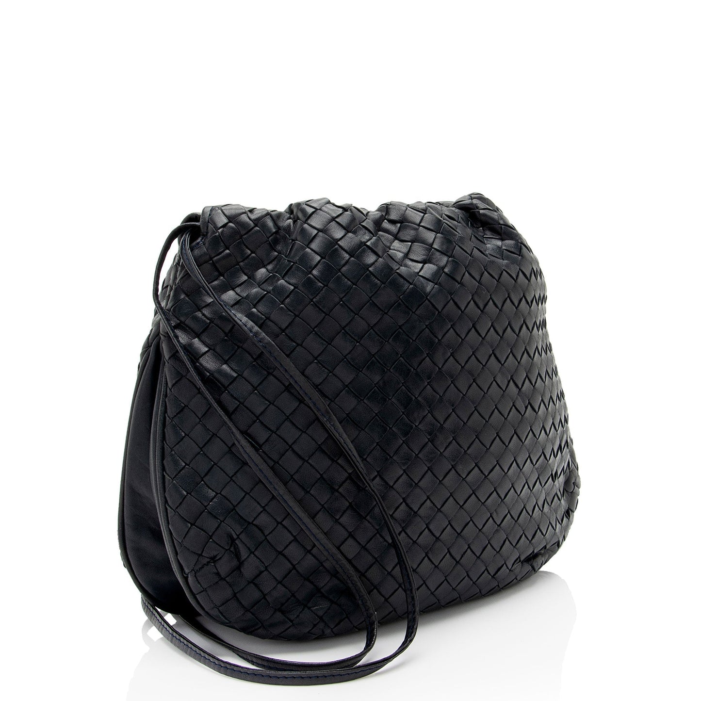 Luxury Bottega Veneta Intrecciato Nappa Drawstring Crossbody (SHF-oaFdRX)