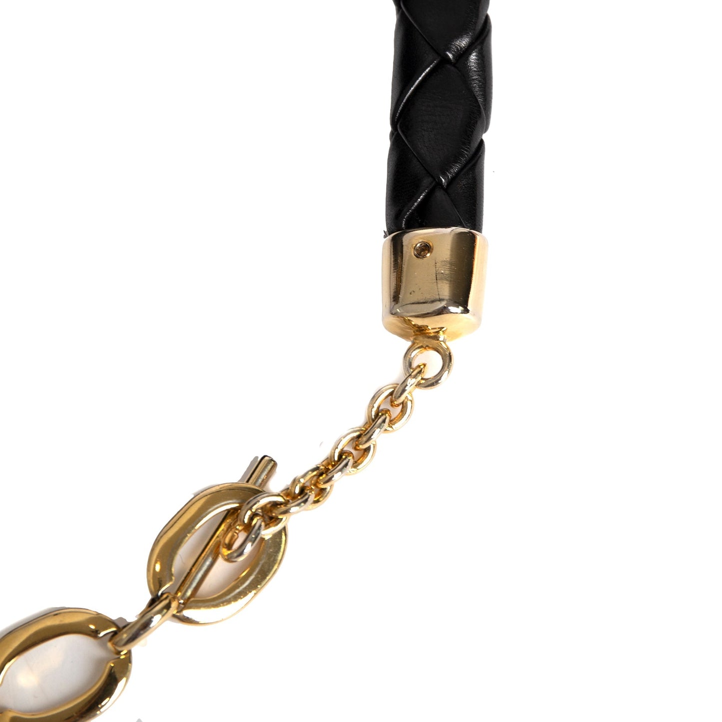 Bottega Veneta Leather Chain-Link Waist Bag
