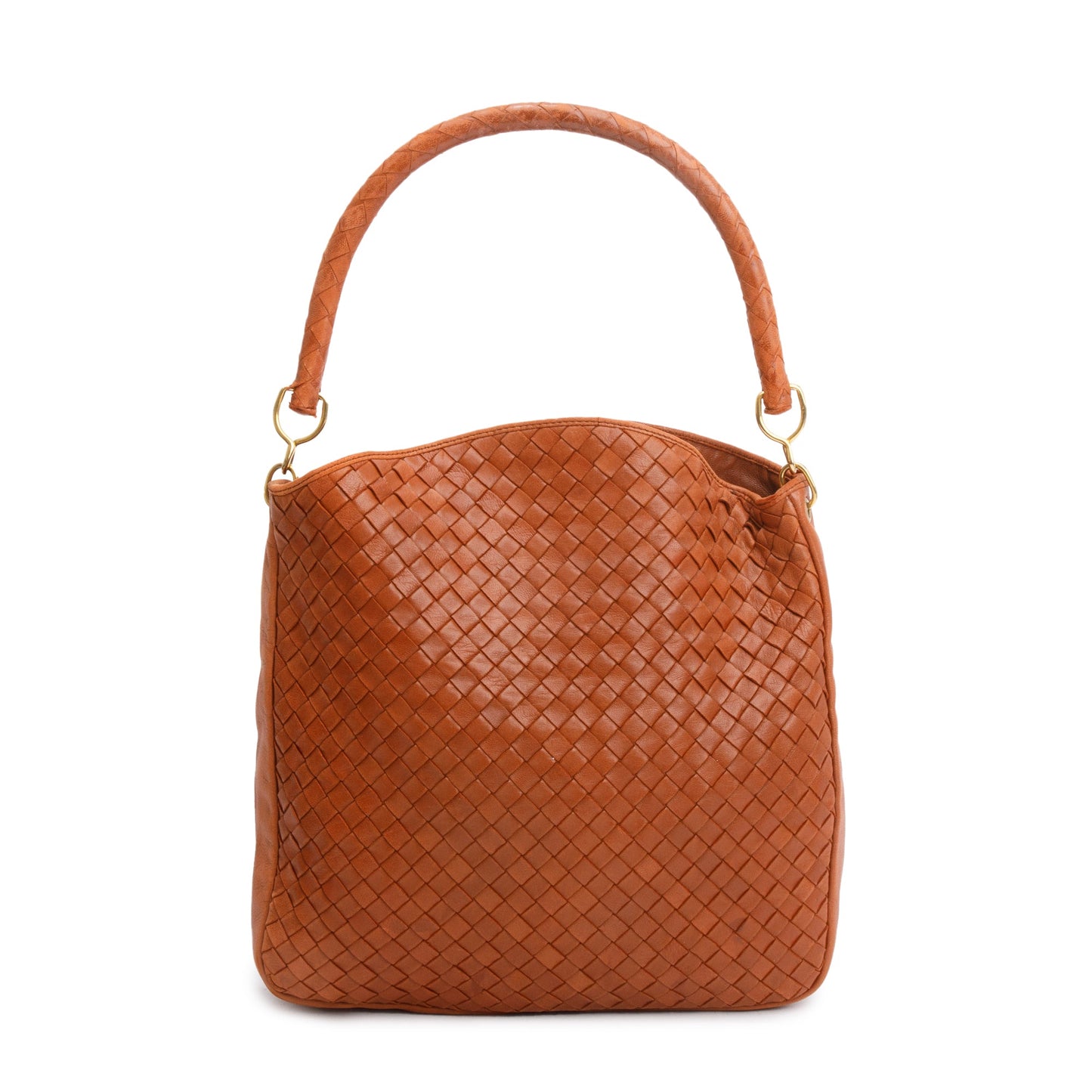 Bottega Veneta Tan Intrecciato Leather Small Hobo