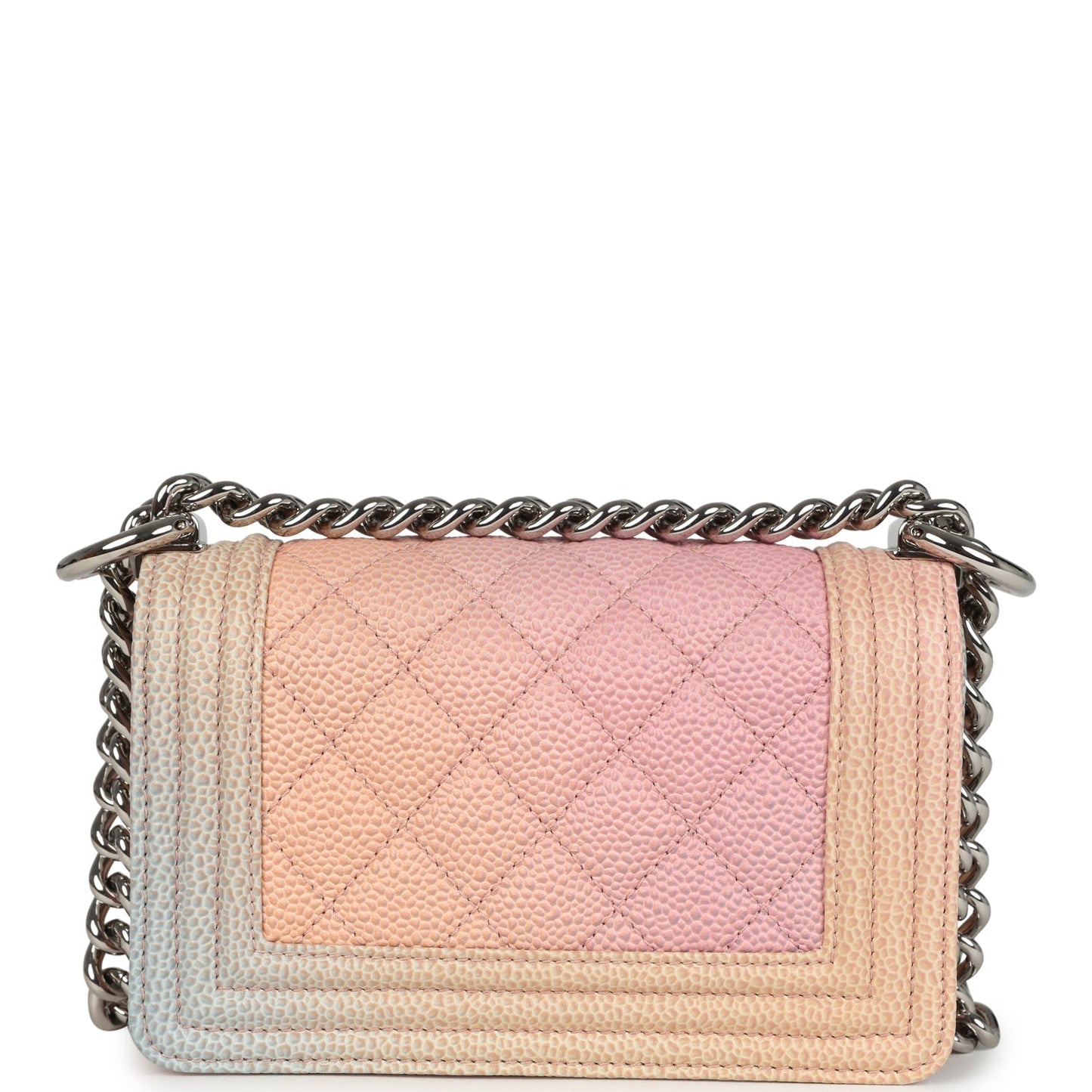 Chanel Mini "-Cuba" Boy Bag Multicolored Caviar Enamel Silver Hardware