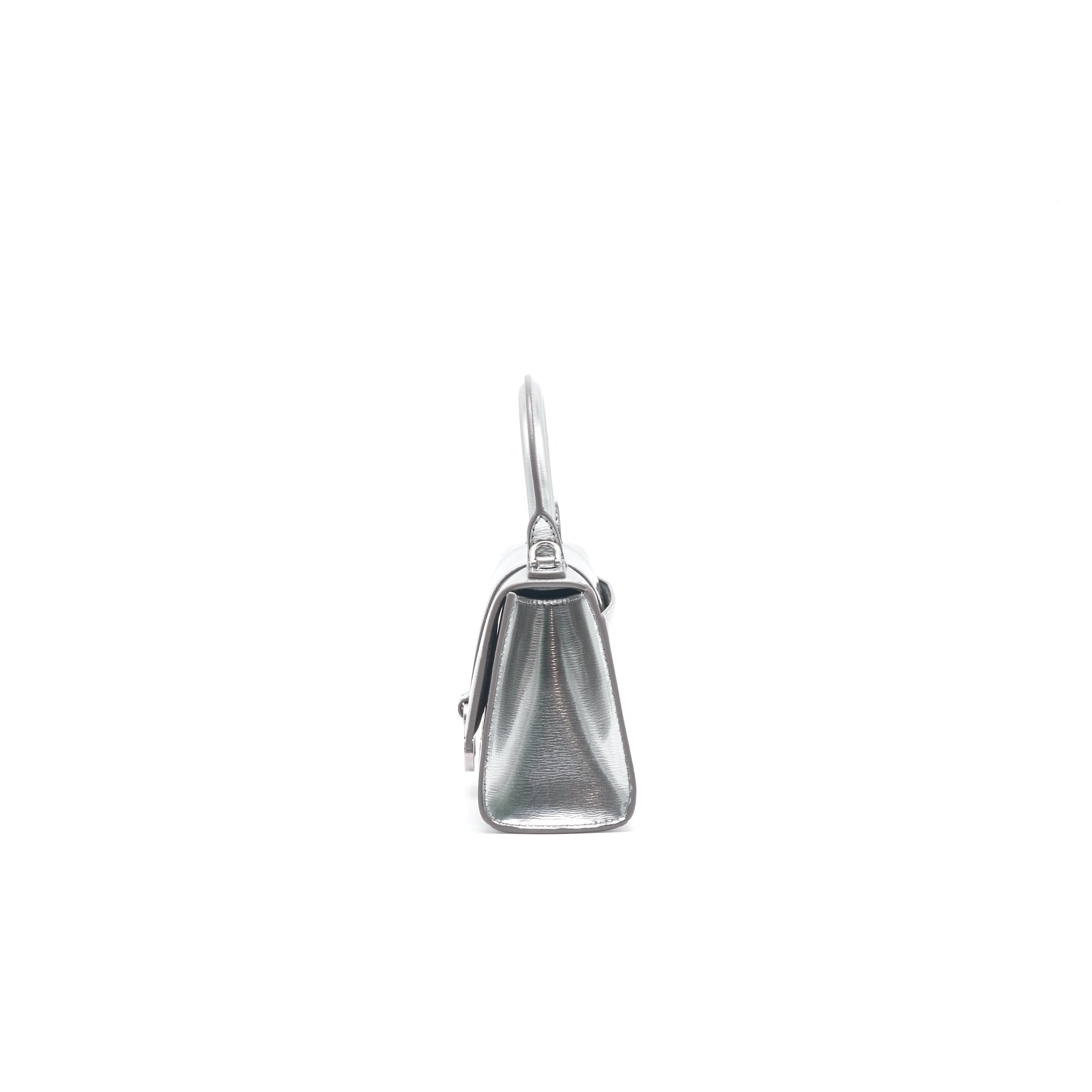 Balenciaga Hourglass XS Silver SHW
