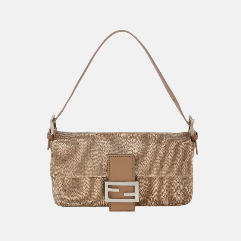 Fendi Baguette   Light Pink Glitter Beads