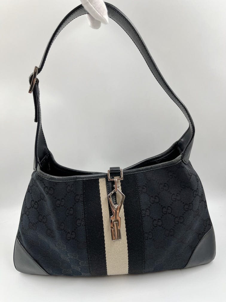 Gucci Jackie Canvas Nylon Shoulder Bag Style 2