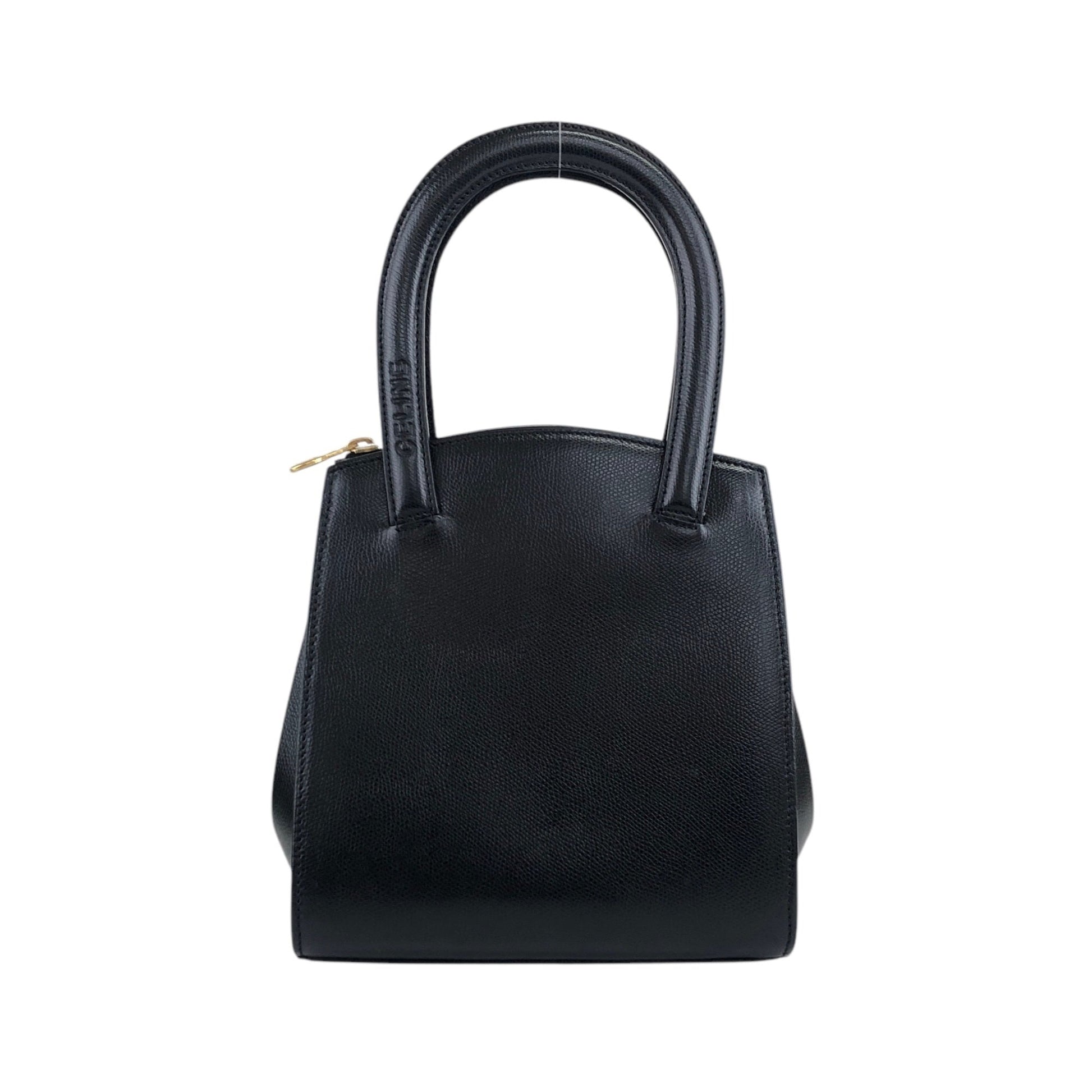 CELINE Logo Embossed Handbag Black b6gjb2