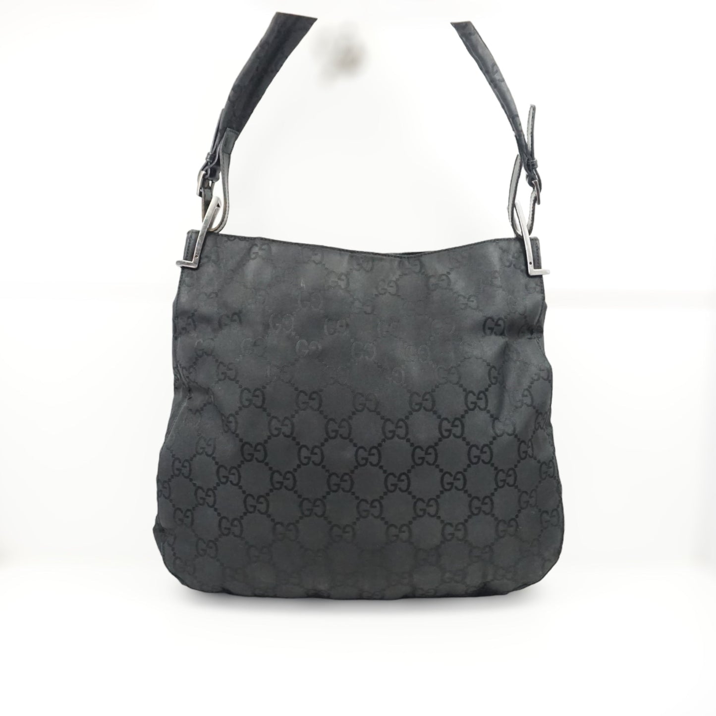 Gucci Monogram Nylon Shoulder Bag