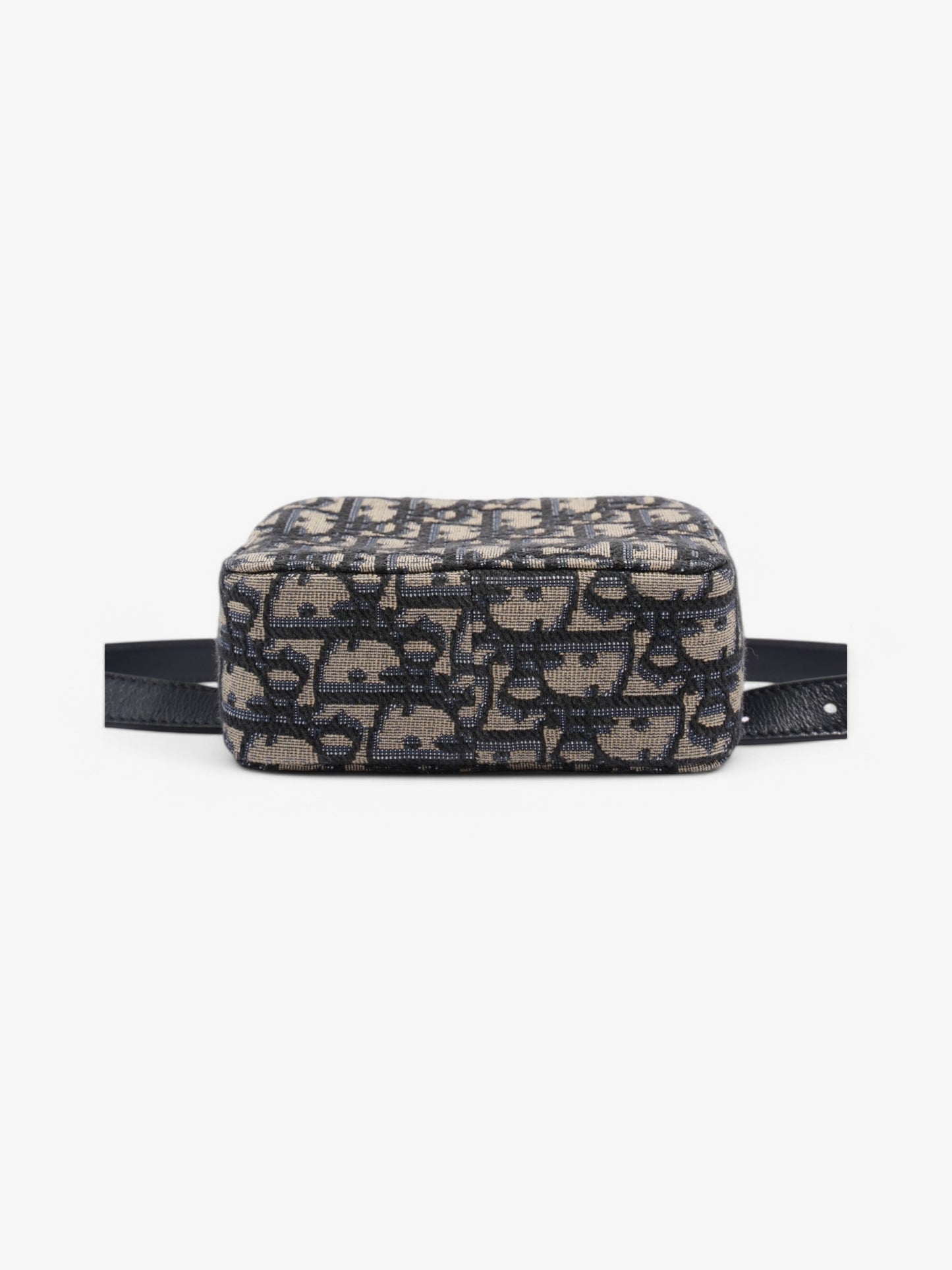 Christian Dior Trotter Belt Bag Blue Oblique Canvas Mini