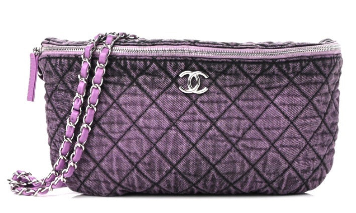CHANEL QUILTED PRESSION WAIST BAG