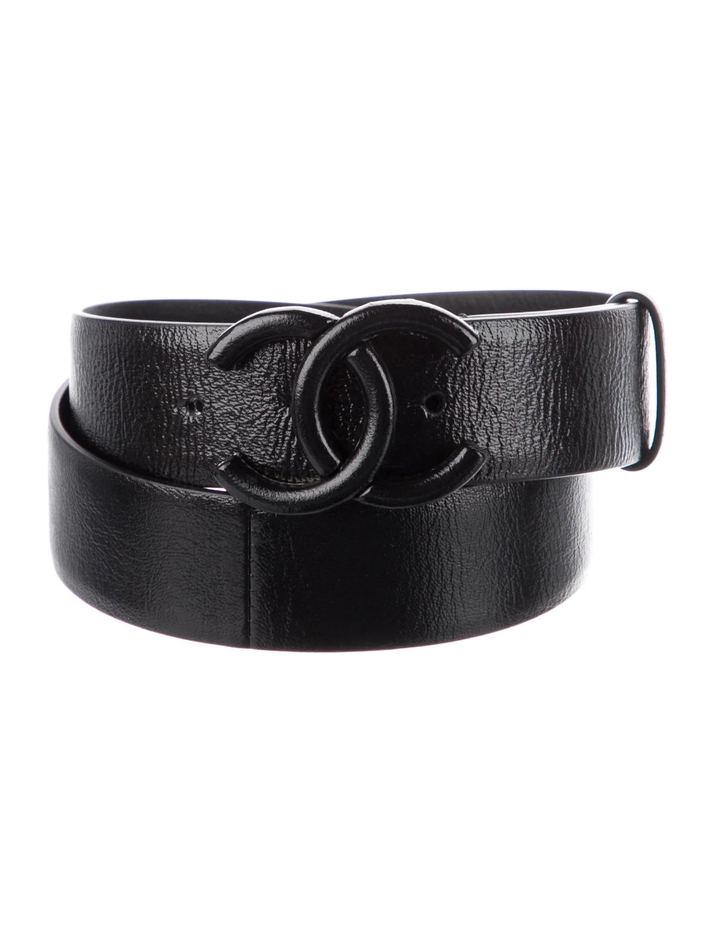 CHANEL INTERLOCKING CC LOGO LEATHER BELT Handbag