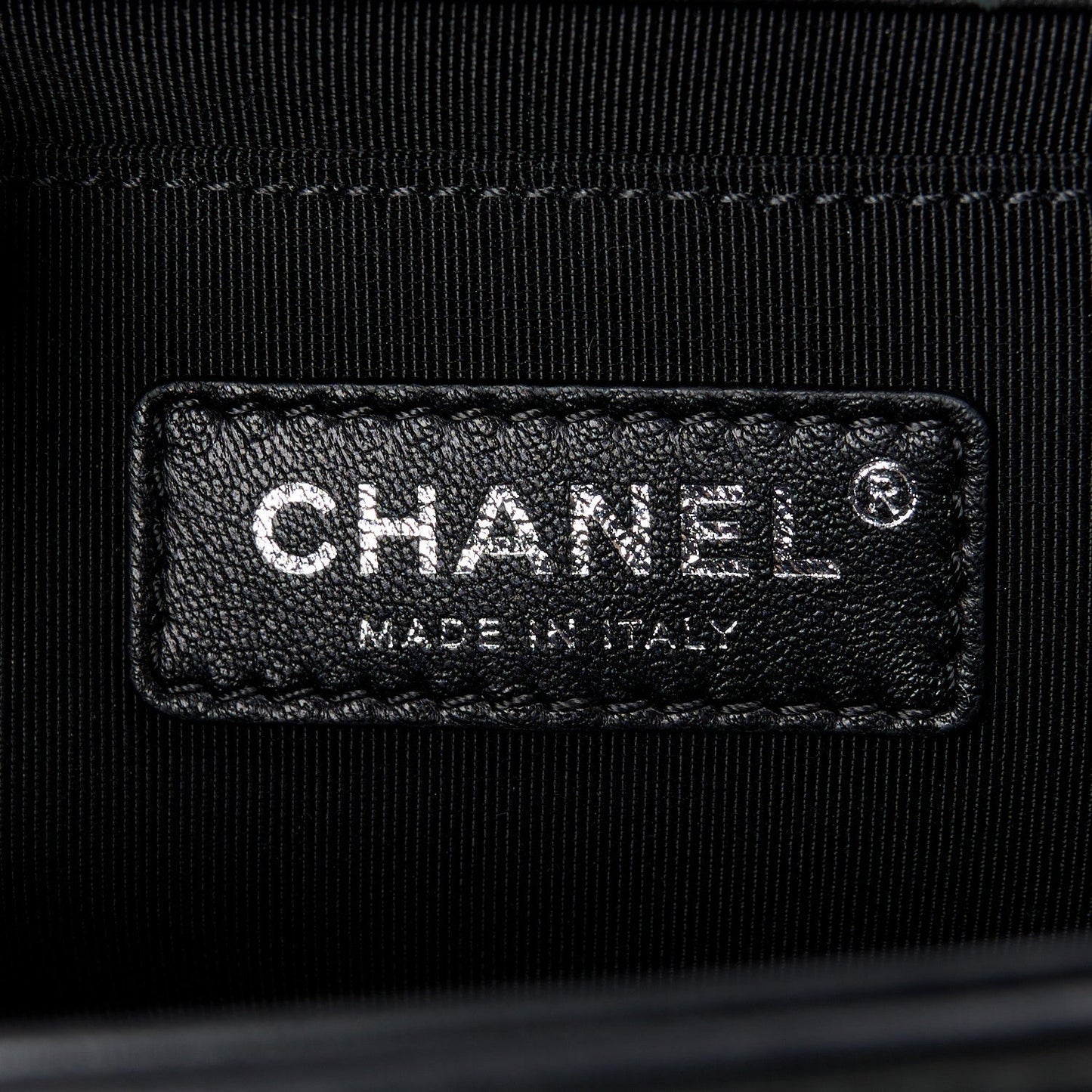 CHANEL HOLOGRAPHIC CHEVRON LAMBSKIN MEDIUM BOY BAG