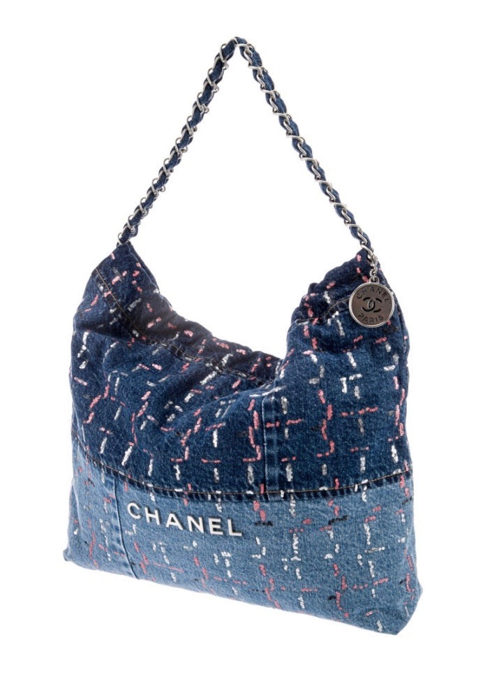 CHANEL SEQUIN 22 HOBO BAG