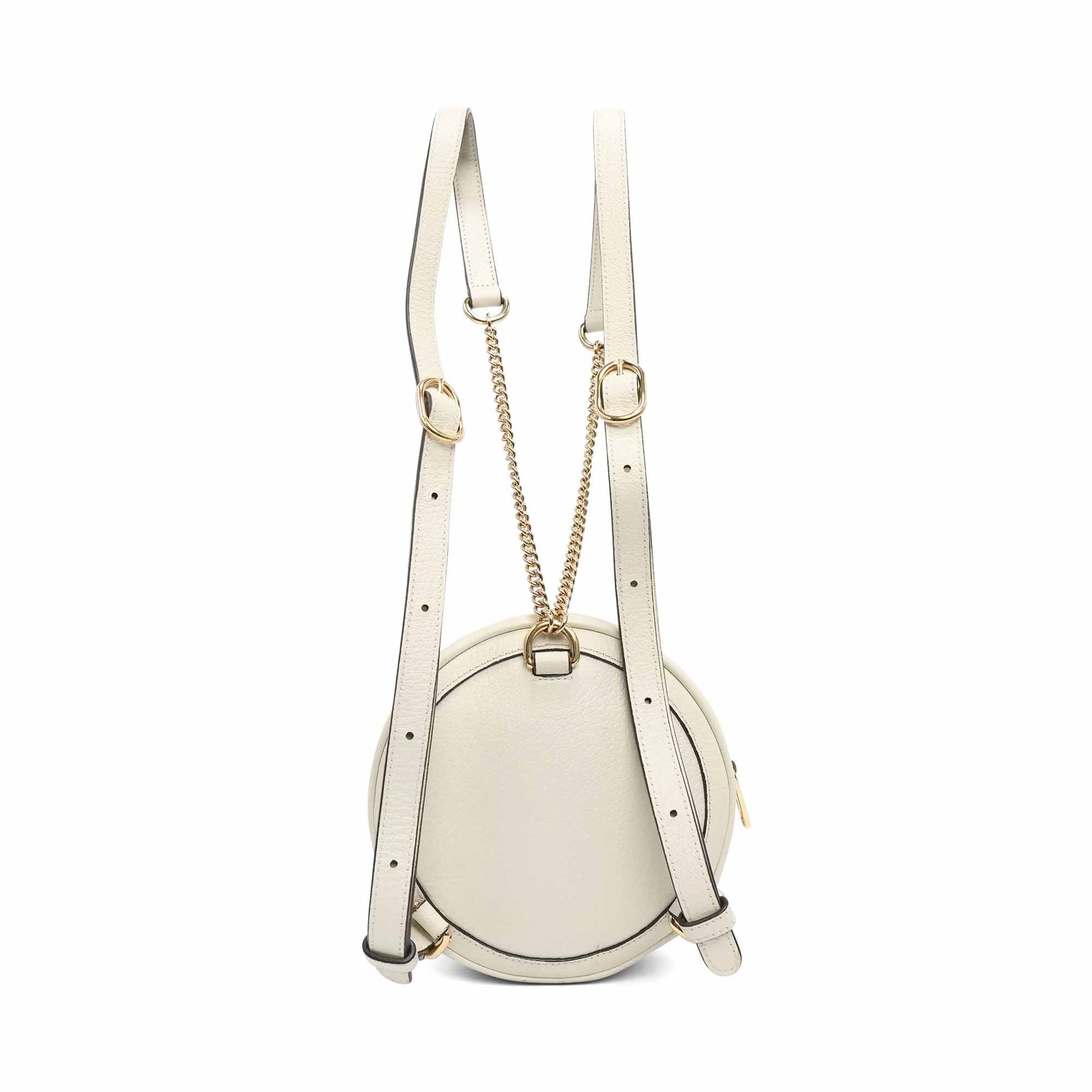 Gucci Chain Leather Backpack