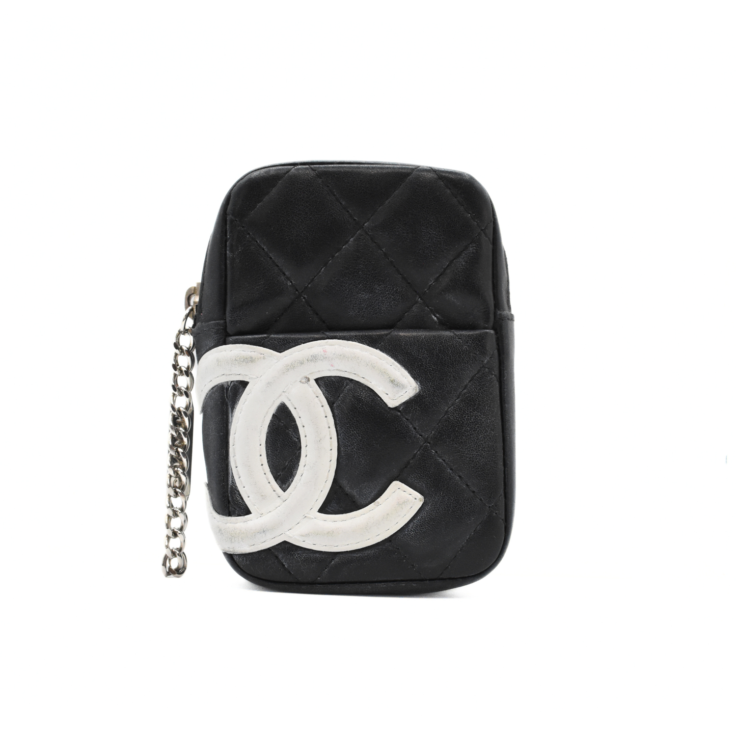 Chanel 'Cambon' Zip Pouch Clutch