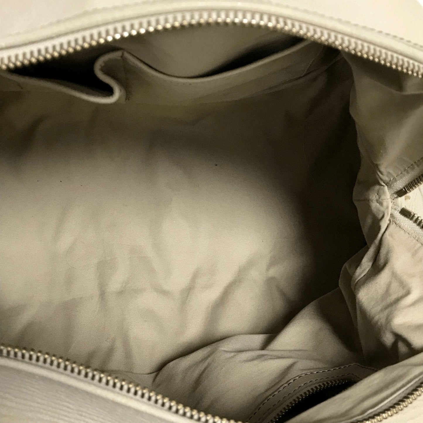 Celine Grey Padlock Deer Skin Bag