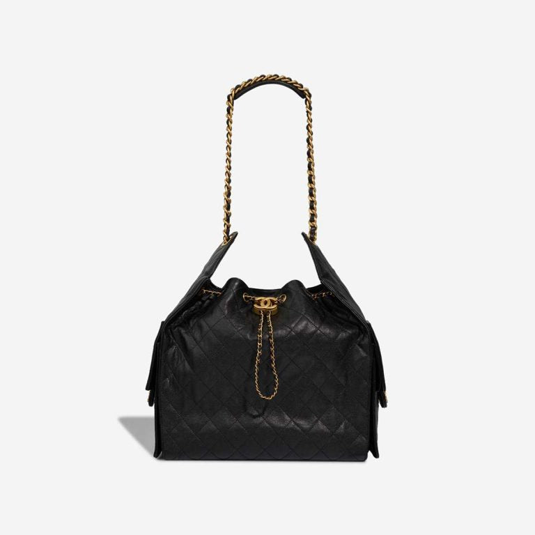 CHANEL 25 CAVIAR QUILTED CALFSKIN LEATHER SMALL HOBO BAG