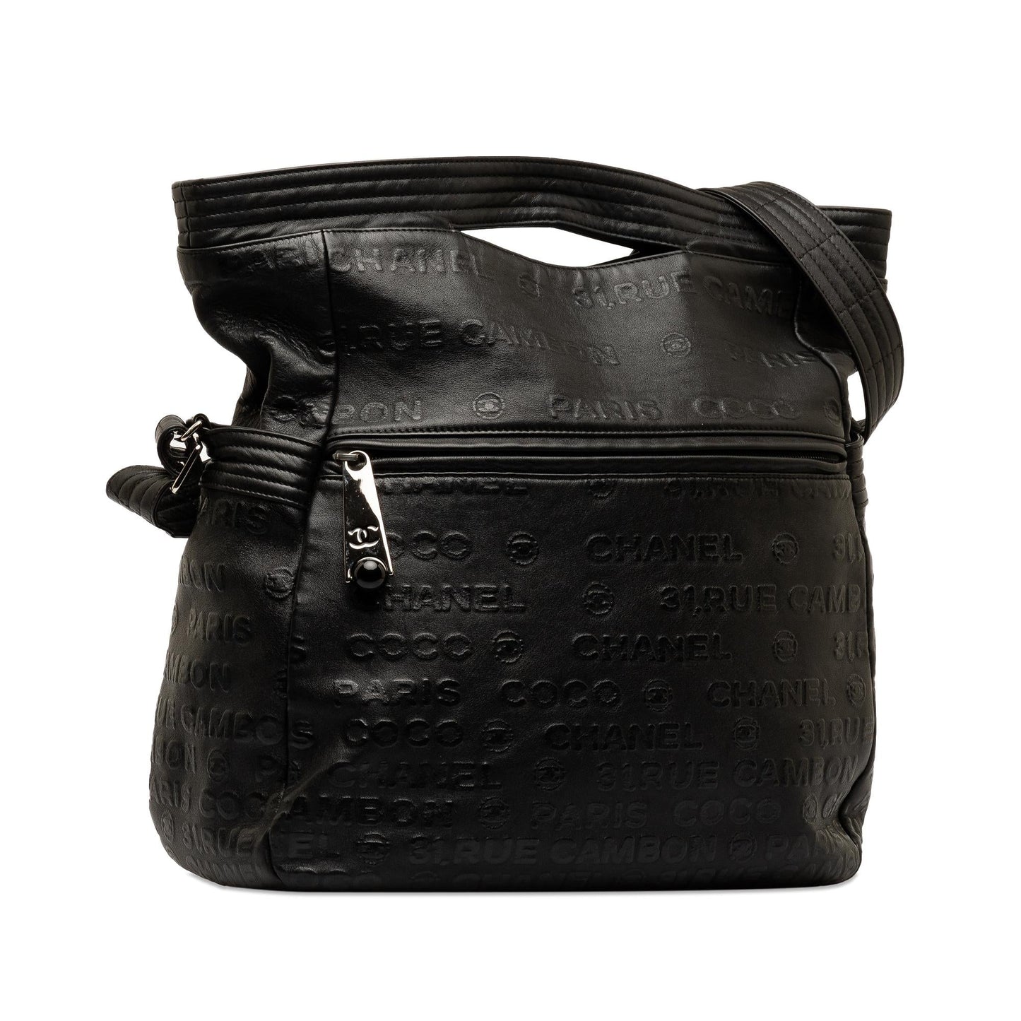 Chanel 31 Rue Cambon Embossed Leather Satchel (SHG-nBv17W) Handbag
