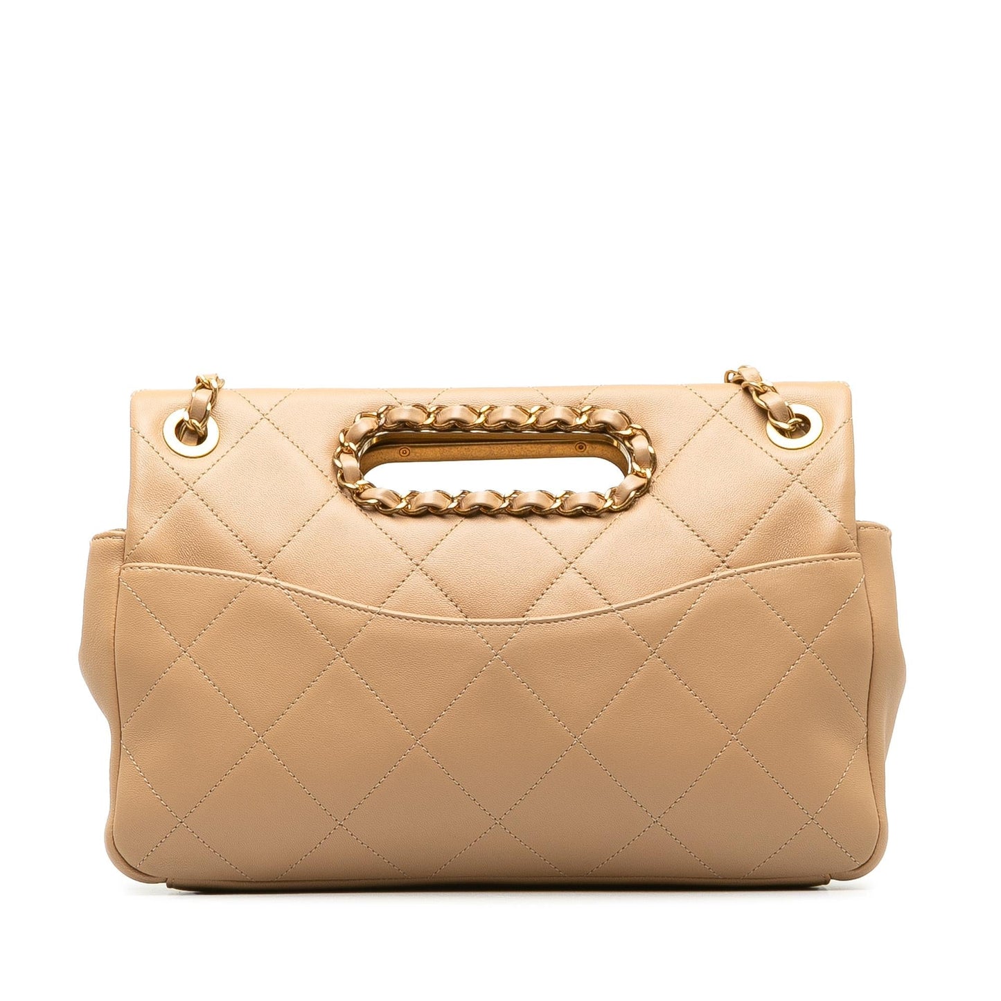 Chanel A Real Catch Lambskin Satchel (SHG-mZDJD0) Handbag