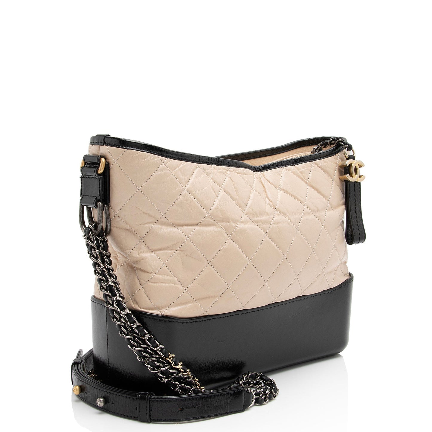 Chanel Aged Calfskin Gabrielle Medium Hobo (SHF-emz7MK) Shoulder Bag