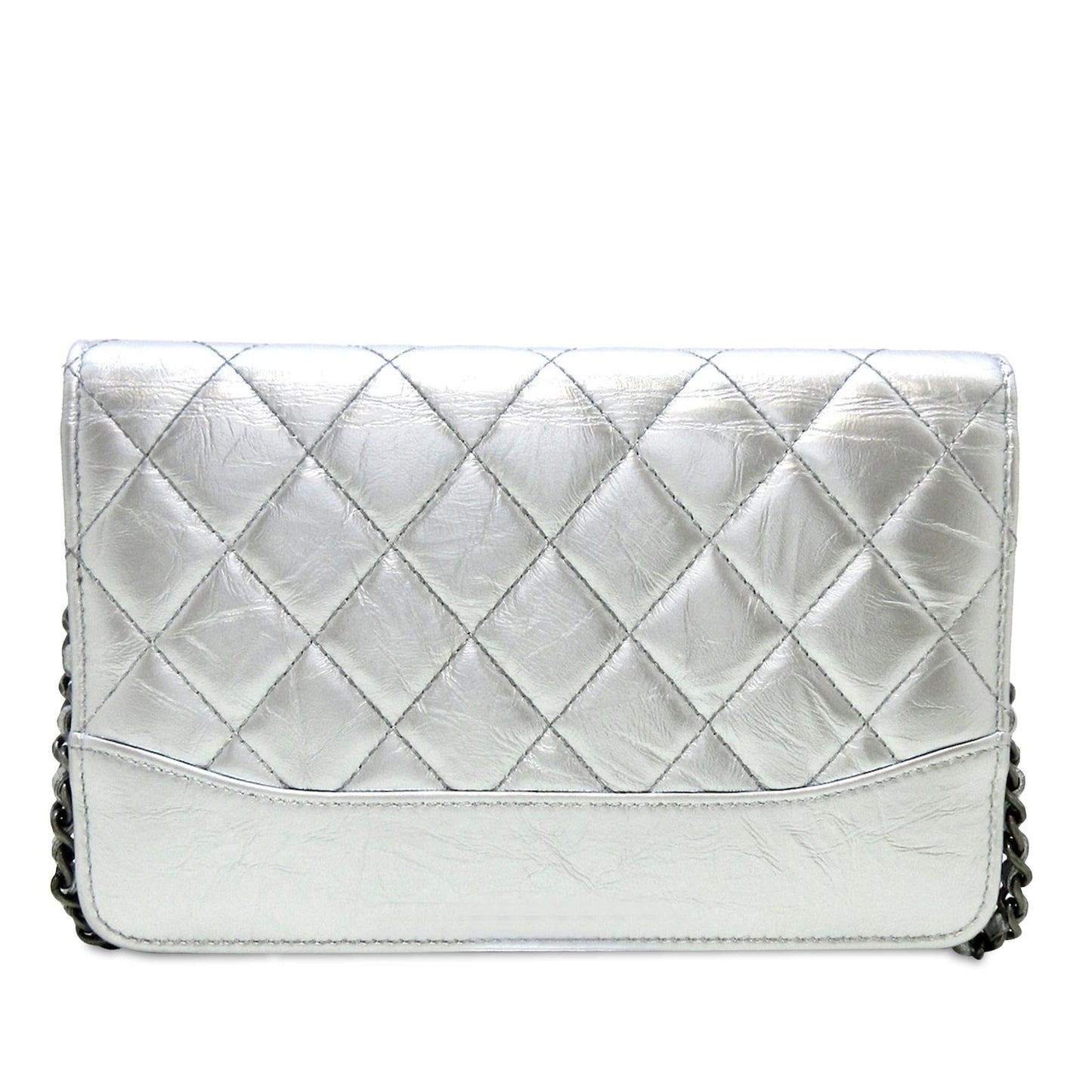 Chanel Aged Calfskin Gabrielle Wallet on Chain (SHG-JiFHOH) Crossbody