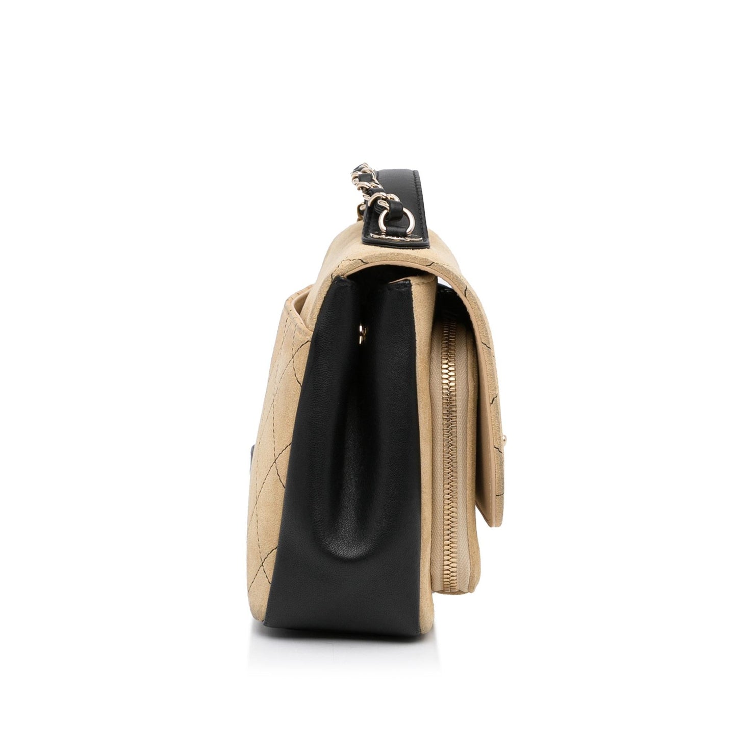 Chanel Business Affinity Suede Flap (SHG-7Wkj4C) Shoulder Bag