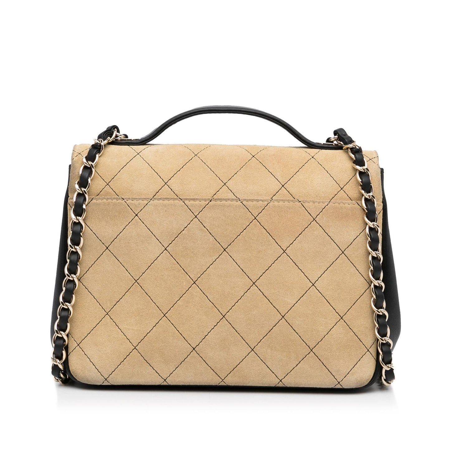 Chanel Business Affinity Suede Flap (SHG-7Wkj4C) Shoulder Bag