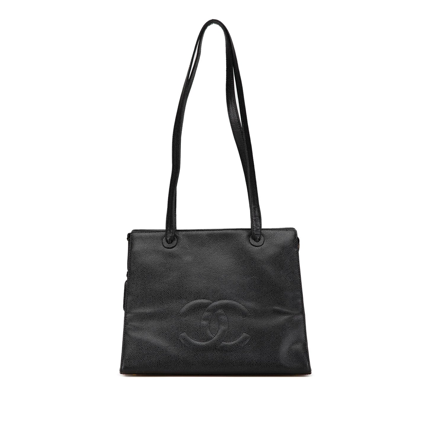 Chanel CC Caviar Leather Tote