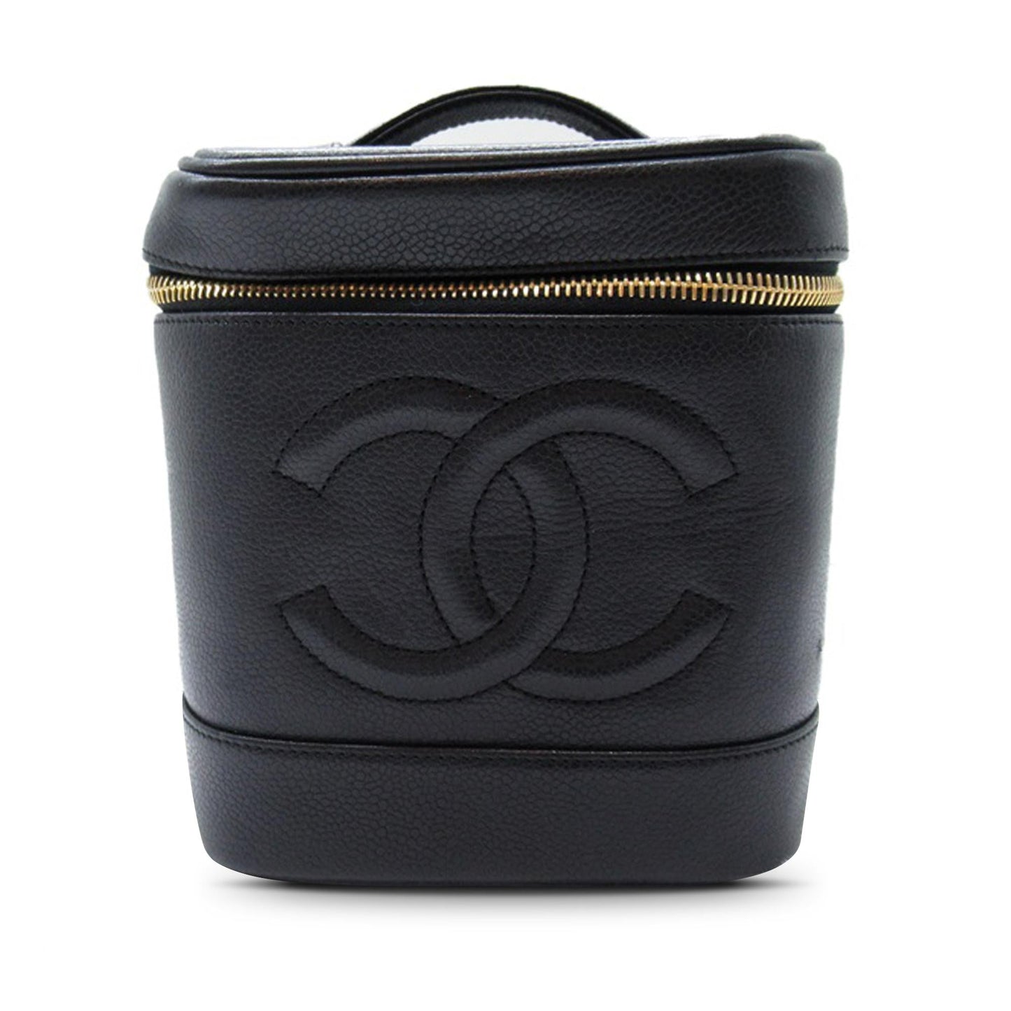 Chanel CC Caviar Vanity Case (SHG-ItNMft) Handbag