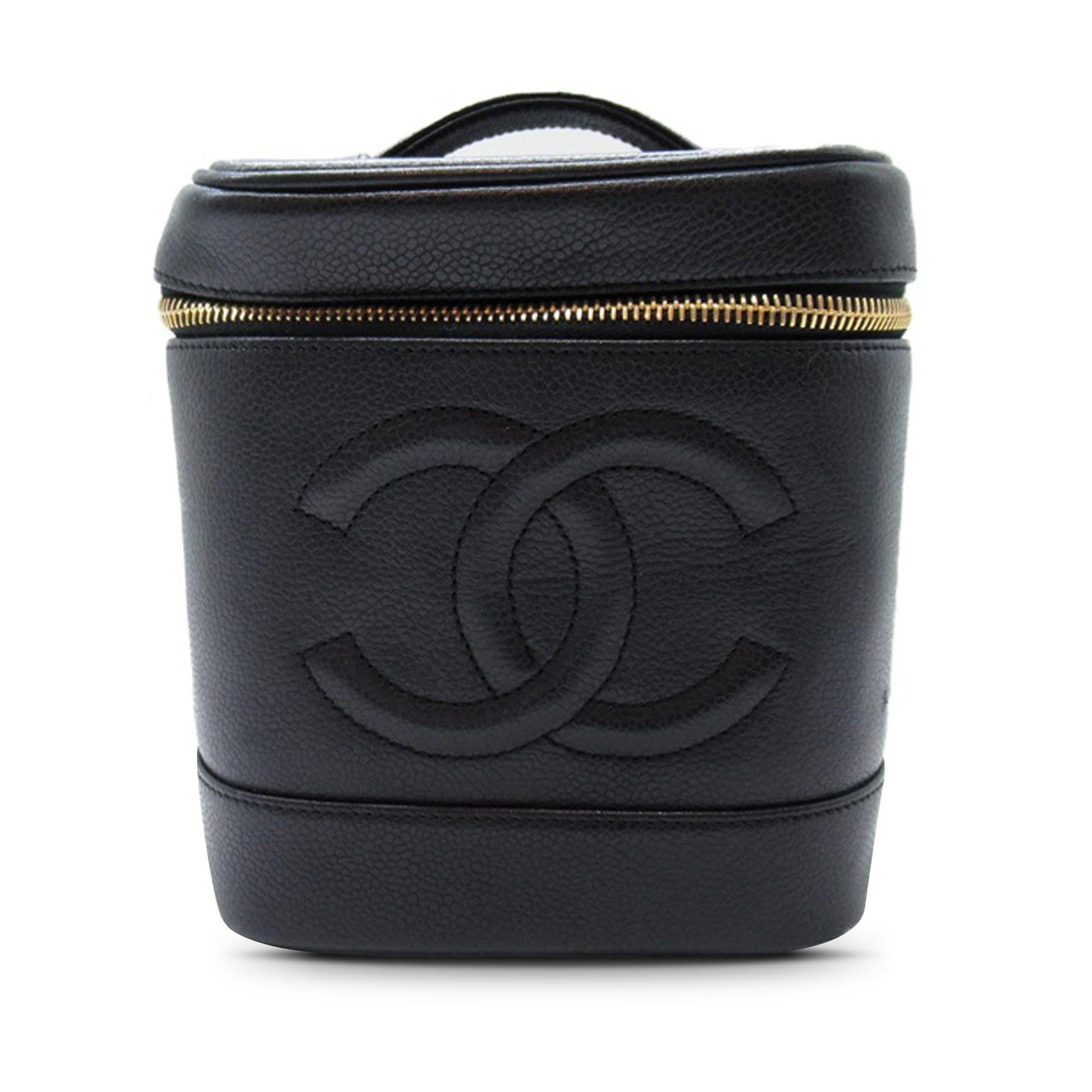 Chanel CC Caviar Vanity Case (SHG-ItNMft) Handbag