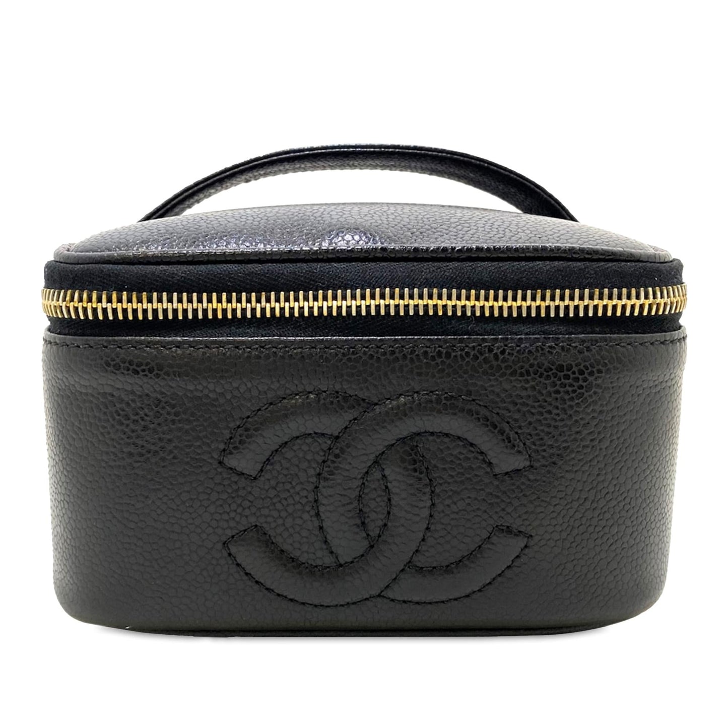 Chanel CC Caviar Vanity Case (SHG-Mv2oPi) Handbag